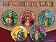 [A la carte] Set metal badge set (5 pcs set) "Tokyo ONE PIECE Tower Otakabukuro 2020" Mugiwara Store limited