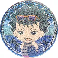 Izumita Toichiro Hologram metal badge Mini Character Ver. "YOWAMUSHI PEDAL GLORY LINE Summer Vacation Speed KUJI" E-11 Prize