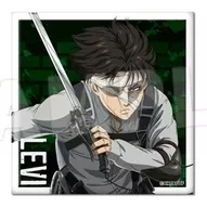 07. "Attack on Titan The Final Season", Captain Levi Square metal badge