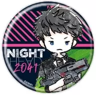 黒木ユウヤ 「NIGHT HEAD 2041 缶バッジ 02.グラフアートデザイン」