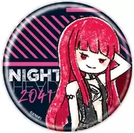 "NIGHT HEAD 2041 metal badge 02. Graph Art Design" de Kimie Kobayashi