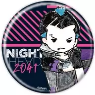 Michio Sonezaki "NIGHT HEAD 2041 metal badge 02. Graph Art Design"