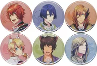 [A la carte] Set 6 metal badge set "Uta no Prince-sama * Shining Live Drama CD2 Kuon Hate Aishikien animate First Press Limited Version Red Sun Ver."