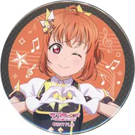 Chika TAKAUMI "LoveLive! Sunshine! Aqours 6th LoveLive! ~ KU-RU-KU-RU Rock'n' Roll TOUR ~ metal badge" venue limited gacha prize