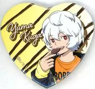 Kuga Yuma "World Trigger POP UP SHOP in MARUI Trading Heart metal badge"