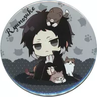 Akutagawa Ryunosuke 75 mm metal badge "Rakuten Collection BUNGO STRAY DOGS Neko-Zukin Collection" E-10 Award