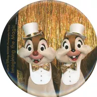 [A la Carte] Tip & Dale metal badge "One man's Dream II" limited to Tokyo Disneyland