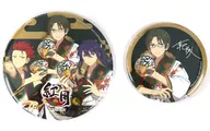 [A la Carte] Kogetsu & Ren 巳敬 Hito metal badge Set (2 Types) "Ensemble Stars! Special Collaboration Campaign Kogetsu × Donbei Collaboration Set" Bundled items