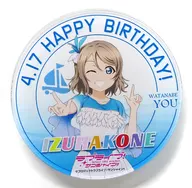 HAPPY BIRTHDAY渡辺曜ヘッドマークデザイン オリジナルアクリルバッジ 「ラブライブ!サンシャイン!!×伊豆箱根鉄道 HAPPY PARTY TRAIN 5周年記念 Aqours 駿豆線1日乗り放題乗車券「HAPPY BIRTHDAY渡辺曜」旅助け」 購入特典