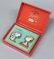 PEANUTS DISCOVERING KYOTO commemorative pin badge "PEANUTS (SNOOPY)" Snoopy Town Shop Original Kyoto Shijo Kawaramachi store limited