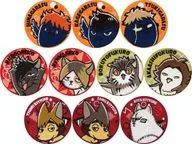 10-type set "Haikyu! TO THE TOP embroidered metal badge collection"