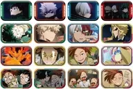 "My Hero Academia : The Movie World Heroes Mission Marukaku metal badge" es un conjunto de 16 tipos.