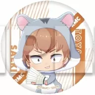 Daiya SAEKI "Liemans Club Trading Can Badge Mofu Mofu Shuttle"
