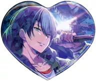 冬弥 Aoyagi "プロジェクトセカイ Colorful Stage! feat. Hatsune Miku Sparkling Big Heart Shaped metal badge Vol. 3"