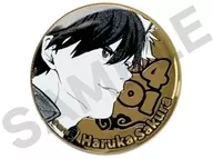 01.桜遥 バースデー メタル缶バッジ 「WIND BREAKER」