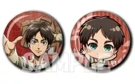 Ellen Yeager metal badge Set (2 piezas) "Ataque a los Titanes"