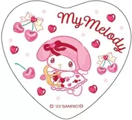 My Melody (White) "Sanrio Character Kuth's Heart metal badge"