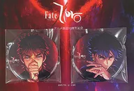 Kotomine Kirei / EMIYA Kiritsugu Anime Broadcasting 10 th Anniversary Tomotoku Sudo Drawing 57 mm metal badge Set (2 Piece Set) "Fate/Zero"