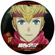 "Rust-colored Ama metal badge 01" by Magoichi
