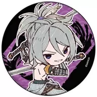 Rust-colored Ama metal badge 02. Graphic Art Design' by Saburo Nobunaga ODA