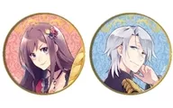 05.フェリシア＆ニコラス 缶バッジ2個セット 「レディローズは平民になりたい」