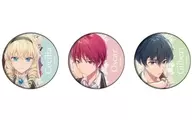 04.セシリア＆オスカー＆ギルバート 缶バッジ3個セット 「悪役令嬢、セシリア・シルビィは死にたくないので男装することにした。」
