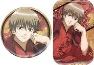 Sogo Okita metal badge Set "KUJI Mate GINTAMA Shugo Shinju Emaki ~ Iki na Yakko no Tenka Taiso SP ~" C-3 Prize