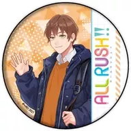 By Kuratomo Kanō "ALL RUSH! Illustrated metal badge 02. Company trip ver."