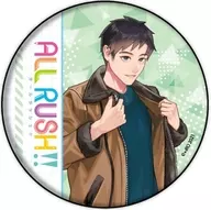 Mamoru Ureshino "ALL RUSH! Drawing of metal badge 02. Company trip ver."