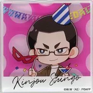 Kaneshiro 真護 "YOWAMUSHI PEDAL ×PRINCESS CAFE Pin Badge (Party)"