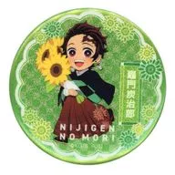Tanjiro Kamado "Nigigennomori × Demon Slayer: Kimetsu no Yaiba No. 2 neon metal badge 56 mm"