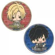 アッシュ＆英二 缶バッジセット カフェデフォルメver. 「BANANA FISH」