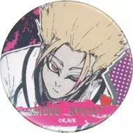 Shido Ryusei "Blue Rock Can Badge (Chocolate Comic)"