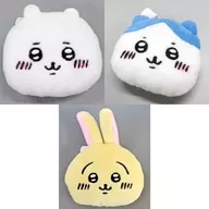 All 3 Types Set Nakayoshi Plush toy Badge "Chii Kawa something small and cute" Chii Kawaron Target Goods Purchase benefits