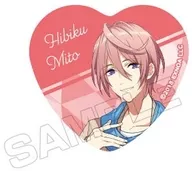 M : 見戸 Hibiki Heart metal badge "Wind Boys!"