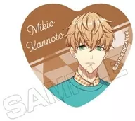 P : Kanno Tomikio Heart metal badge "Wind Boys!"