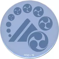 Nagayoshi YAMABAGIRI' Sword Ranmai -ONLINE - Mon metal badge Collection 6th piece'
