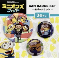 Metal badge colectiva 3 piezas set "Minions fever"