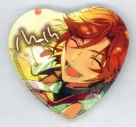 Madara Mikejima "Torupaka! Ensemble Stars! ~ Heart-shaped metal badge ~ Ver A"