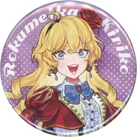 Rokumeikan Kiriko (Joe Kiichi) metal badge "Virtual YouTuber Nijisanji April 1st Goods"