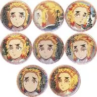 全8種セット 「鬼滅の刃 無限列車編・遊郭編 キャラクター絵巻カフェ in ufotable Cafe×マチ★アソビCAFE 第二期 44mmくじ引き缶バッジ(煉獄千寿郎)」