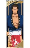 Isao KONDO "GINTAMA x Asakusa Hanayashiki Long Square metal badge"