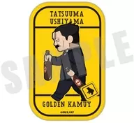 07. USHIYAMA Tatsuma Kyaramachi Square Can Badge "Golden Cammy"