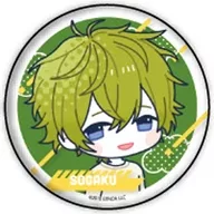 Sogaku MATSUBARA "Wind Boys! metal badge 05. Plain clothes ver. B (POP Art)"