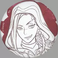 Jamil・Viper "Disney Twisted Wonderland Disney Artist Art Sketch Style Blind metal badge F" Animate limited