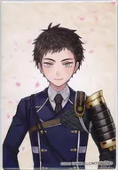 "Tsurugi Ranmai -ONLINE - Square metal badge Collection (knee-on)" by Shiro ATSUTO (first part)