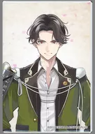 Buzene "Kataken Ranbu -ONLINE - Square metal badge Collection (Standing in Standing) (Fourth Edition)"