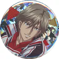 White Ishikura Nosuke Super Rare Hologram metal badge "Hiko KUJI Shin Tennis-no Oji-sama" 8th Purchase benefits