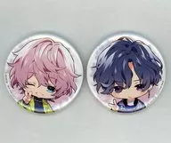 柴咲 Unjaku & Mizukawa Kano Shimada Marume Chibi Character Maru metal badge 2 set "CD DIG-ROCK Impish Crow Mini Album Faith" Stella Worth Purchase benefits