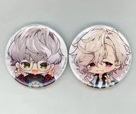 Fuyuki Shinpaku & Sumizome Ishida Marume, Chibi Character Maru metal badge 2 set "CD DIG-ROCK RUBIA Leopard mini album Trigger" Purchase benefits Stellaworth